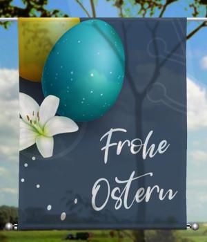 Ostern-griseo, Scheibenhänger eckig